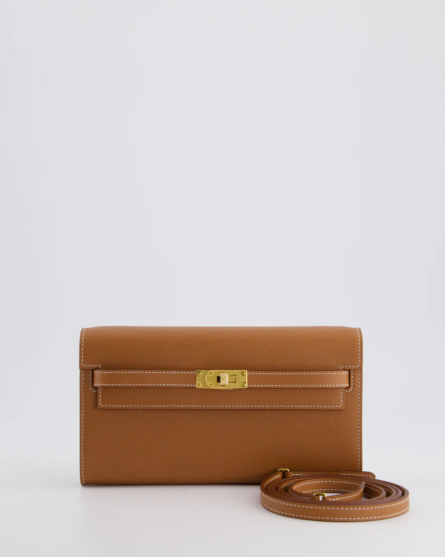 Hermés Kelly to Go in Gold Epsom