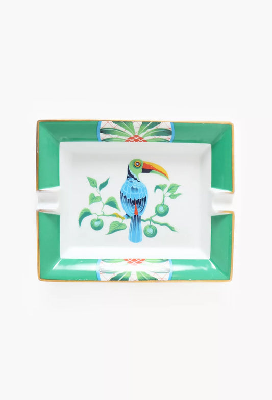 Hermès Vintage Porcelain Toucan Ashtray